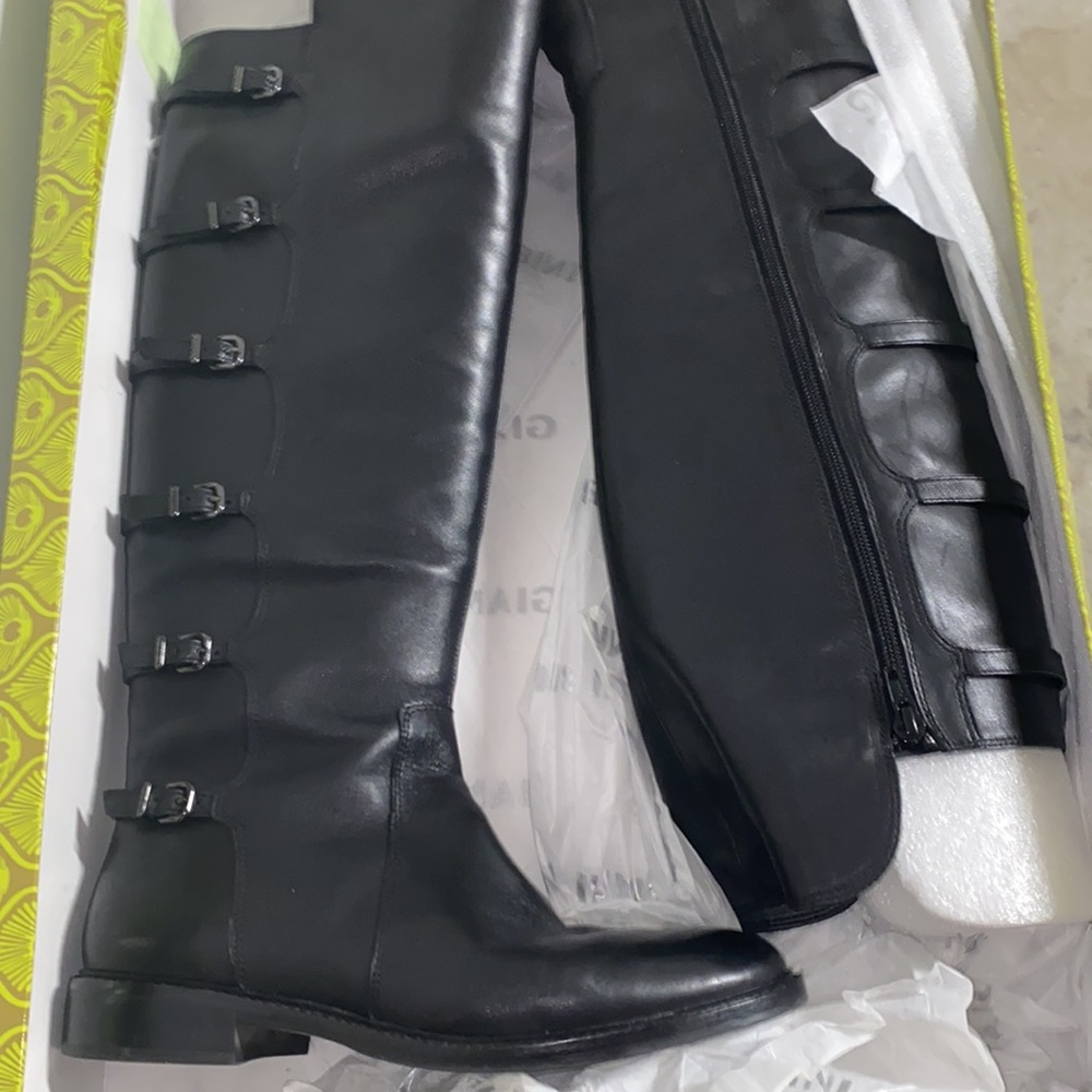 Gianni Binni tall black boot